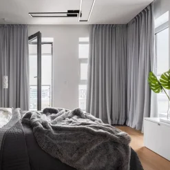 Frame LED-loftslampe, fjernbetjening, sort^Briloner Discount