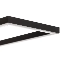 Frame LED-loftslampe, fjernbetjening, sort^Briloner Discount