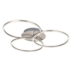 Briloner Frame Ring loftlampe Switch dim nikkel 3 lyskilder