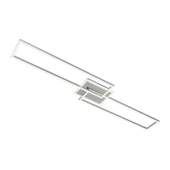 Briloner Arbejdsrum/Kontor>Frame S LED-loftlampe CCT 110x24,8 cm, aluminium