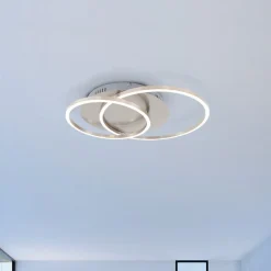 Briloner Frames LED-loftlampe, 2 ringe, kan drejes