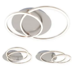 Briloner Frames LED-loftlampe, 2 ringe, kan drejes
