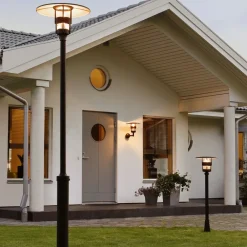 Freja lygtepæl, sort^Konstsmide Online