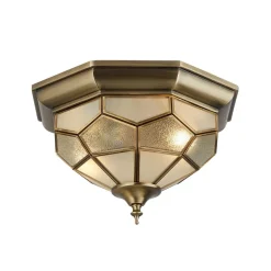 Searchlight FRIDA køn loftlampe med glasindsatser