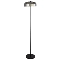 Frisbee LED-gulvlampe med glasskærm^Searchlight