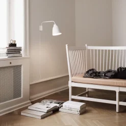 FRITZ HANSEN Caravaggio væglampe, hvid