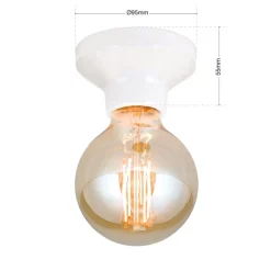 Frost loftlampe af keramik, hvid^ORION Sale