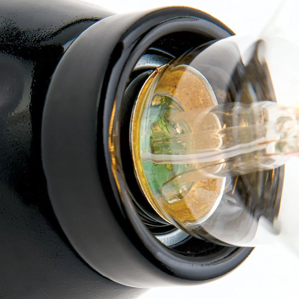 ORION Væglamper|Væglamper>Frost væglampe af keramik, sort