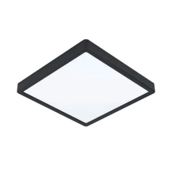 EGLO Fueva 5 loftlampe IP44 sort 3.000 K 28x28cm