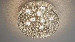 Lucande Funklende LED-loftlampe Felias, rund form