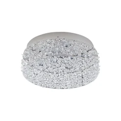 Lucande Funklende LED-loftlampe Felias, rund form