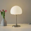 Gaia Big bordlampe med touchfunktion, hvid^Fabas Luce Outlet