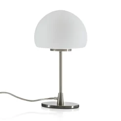 Gaia Big bordlampe med touchfunktion, hvid^Fabas Luce Outlet