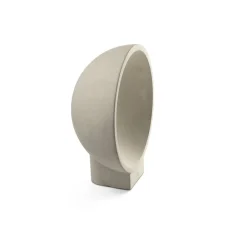 Gaia LED-sokkellampe, grå, beton, højde 38,8 cm^FARO BARCELONA New