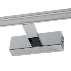 TK Lighting Gallery LED-væglampe, kromfarvet, metalbredde 62 cm IP44