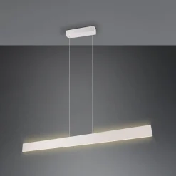 Trio Lighting Galway hængelampe, lysegrå, op/ned, CCT, metal