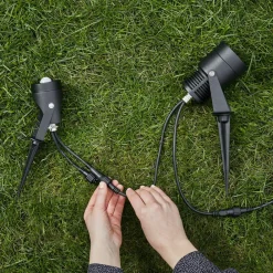 Markslöjd Garden 24 LED-spot, sort, 6 watt