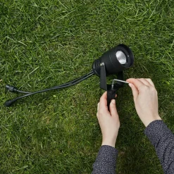 Markslöjd Garden 24 LED-spot, sort, 6 watt