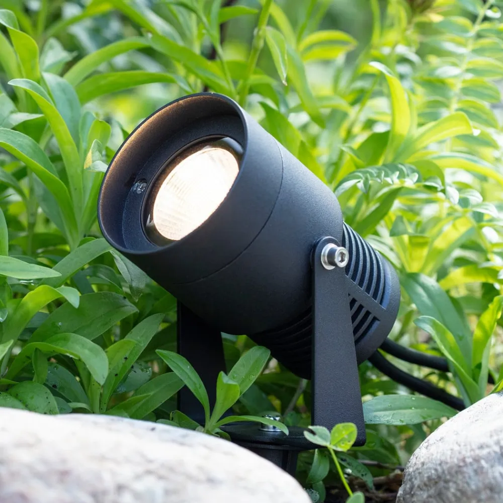 Markslöjd Garden 24 LED-spot, sort, 3 watt