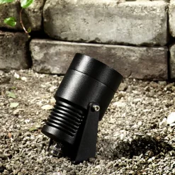 Markslöjd Garden 24 LED-spot, sort, 3 watt