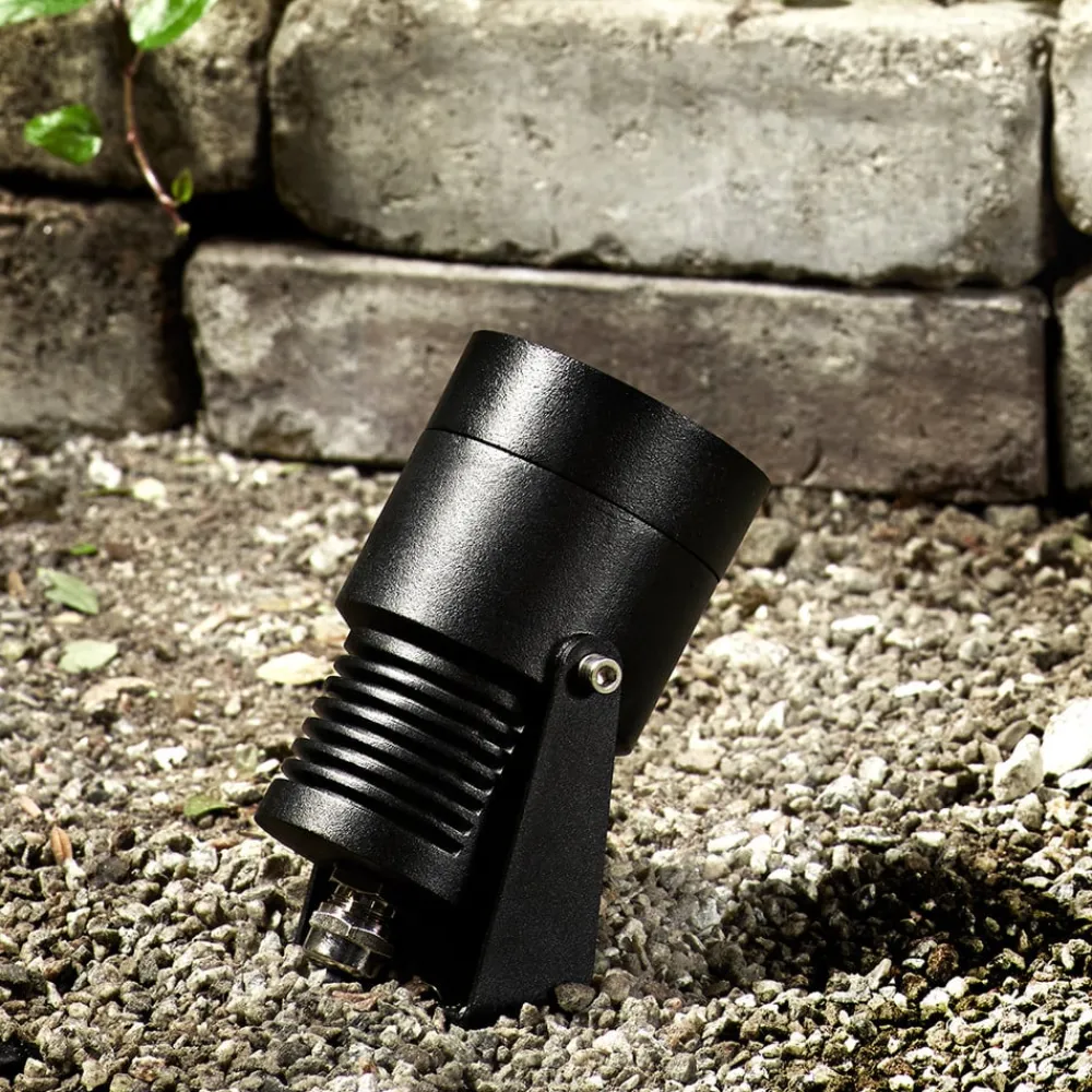 Markslöjd Garden 24 LED-spot, sort, 3 watt