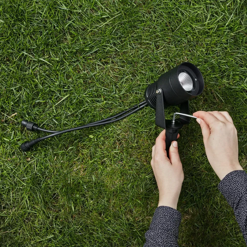 Markslöjd Garden 24 LED-spot, sort, 3 watt