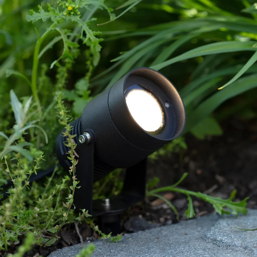 Markslöjd Udendørs Spot>Garden 24 LED-spot, sort, 15 watt