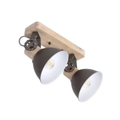 Gearwood loftspot, 2 lyskilder, antracit^Steinhauer Best