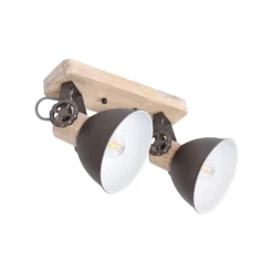 Gearwood loftspot, 2 lyskilder, antracit^Steinhauer Best
