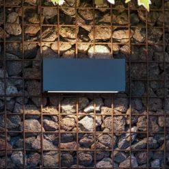 Gemini udendørs LED-væglampe, 22 cm, 4.000K, antracit^LUTEC Clearance