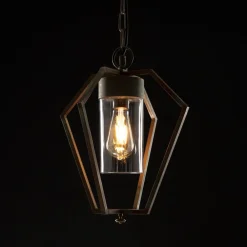 Gemstone 3452 udendørs hængelampe messing/klar^Moretti Luce Discount