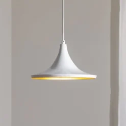 ROYALTECH Genisy hængelampe, hvid, Ø 31 cm, metal, E27