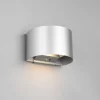 Reality Leuchten Genopladelig LED-væglampe til udendørs brug Talent, titanfarvet, bredde 16