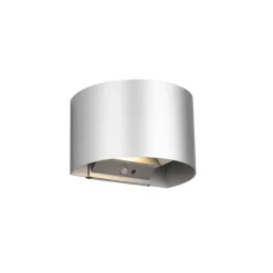 Reality Leuchten Genopladelig LED-væglampe til udendørs brug Talent, titanfarvet, bredde 16