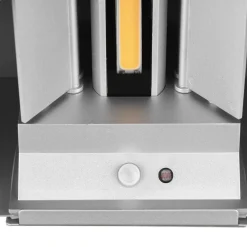 Reality Leuchten Genopladelig LED-væglampe til udendørs brug Talent, titanfarvet, bredde 16