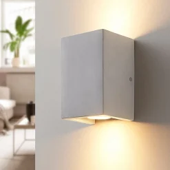 Gerda - GU10 væglampe, 2 lyskilder af beton^Lindby Best