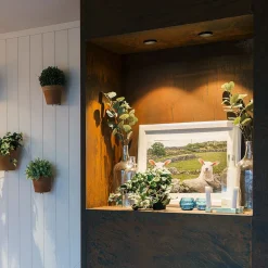 The Light Group GF design Owi indbygningslampe IP54 sort 2.700 K