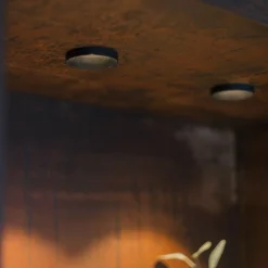 The Light Group GF design Owi indbygningslampe IP54 sort 2.700 K