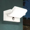 Ginger udendørs LED-væglampe med sensor hvid, IP54^ORION