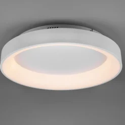 Trio Lighting Girona LED-loftlampe med fjernbetjening, hvid