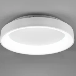 Trio Lighting Girona LED-loftlampe med fjernbetjening, hvid