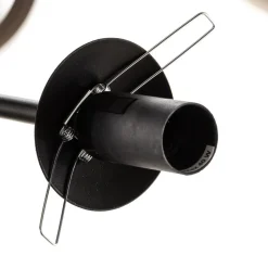 Glassy loftlampe, sort, grafit, glas, 6 lyskilder, E14^EMIBIG LIGHTING Discount