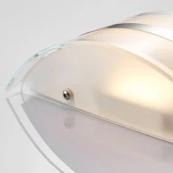 Glas-væglampe Zinka med LED, 25 cm^Lindby Best