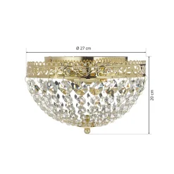 Glitrende loftlampe Saxholm^Markslöjd Best