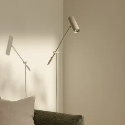 Gulvlampe Hubble READ, beige, metal^Globen Lighting Discount