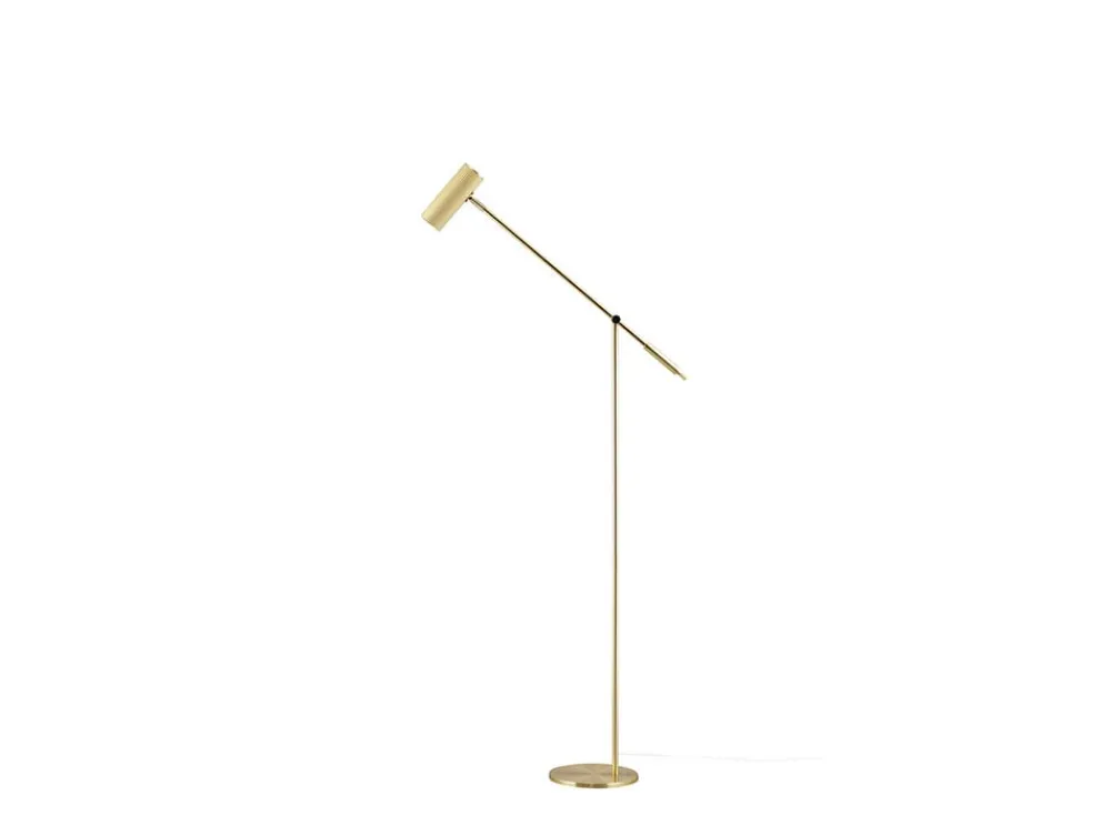 Gulvlampe Hubble READ, messing mat 140 cm^Globen Lighting Sale