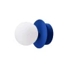 væglampe ART DECO, blå/hvid, Ø 16 cm, IP44^Globen Lighting New