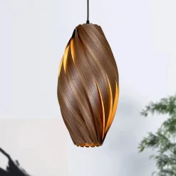 Ardere pendellampe, nøddetræ, højde 50 cm^Gofurnit Best