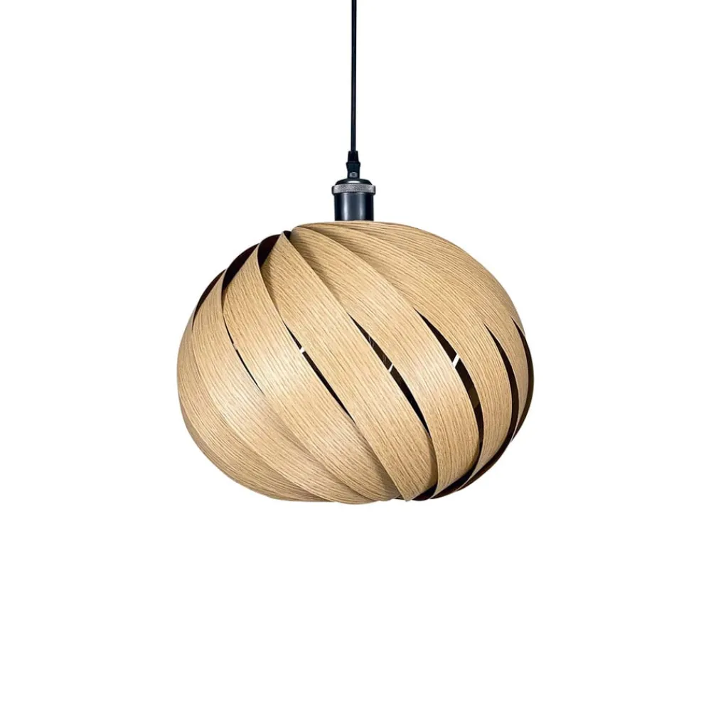 Gofurnit Bæredygtige Lamper>Mela pendellampe, eg, Ø 35 cm