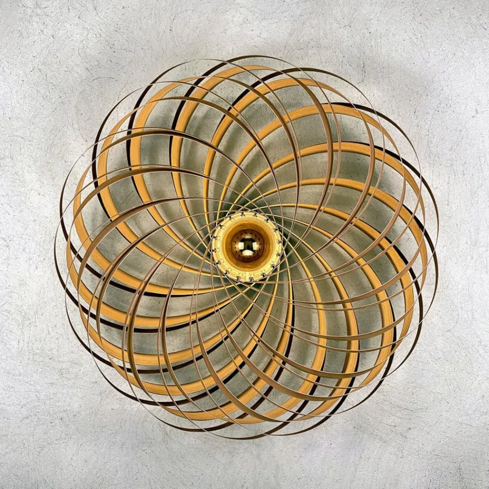 Gofurnit Veneria væglampe, eg, Ø 70 cm